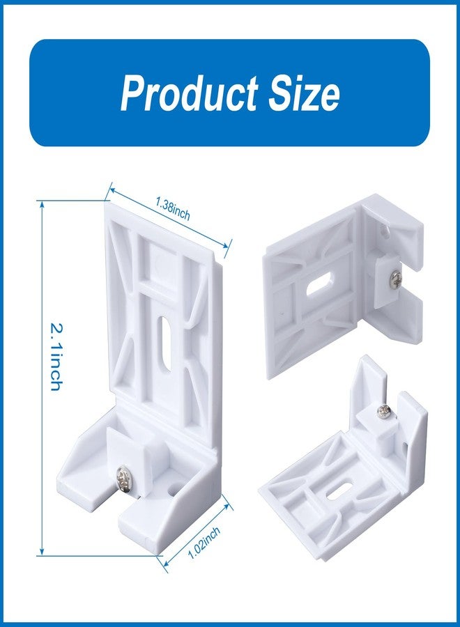 FIX ZHANG 3/4" Blinds Shade Bracket for Hunter Douglas Duette Bracketm,Blind Mounting Bracket for Honeycomb, Cellular, Duette, Applause Shades-3pack - Image 2